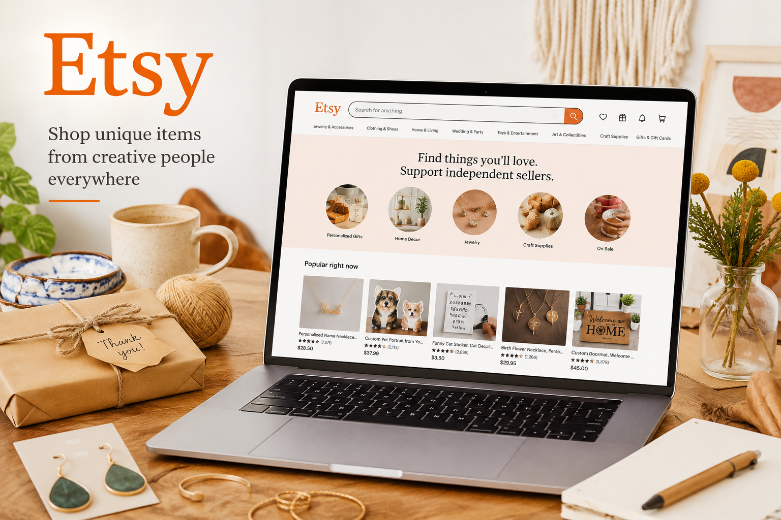 Your Next Favorite Find Might Not Be in a Store—Discover Etsy
